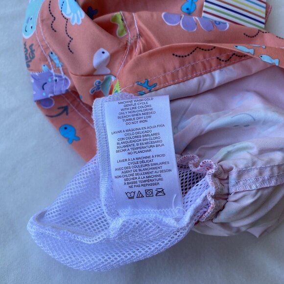 Wippette Bundle of 2 Drawstring Swim Trunks Shorts Boys Sizes 12M-18M Quick Dry - Picture 16 of 16